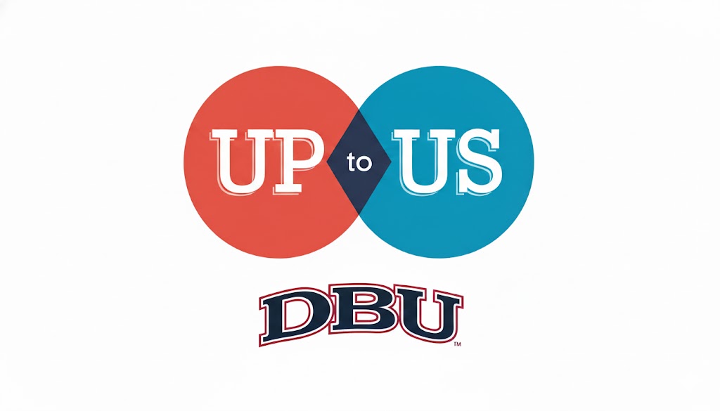 Up to Us DBU logo
